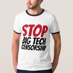 STOP STÄNGDTECH CENSORSHIP T-SHIRTS