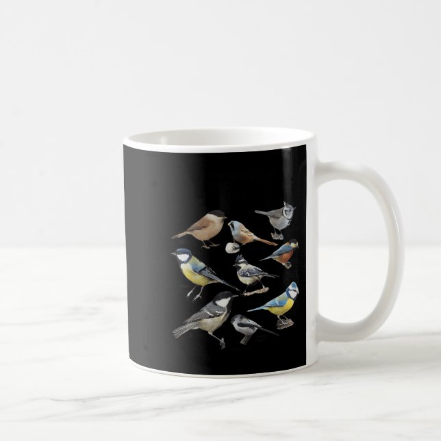 Stop Staring At My Funny Birds Lover Saying Quote  Kaffemugg (Höger)