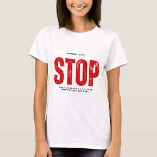 STOP T SHIRT