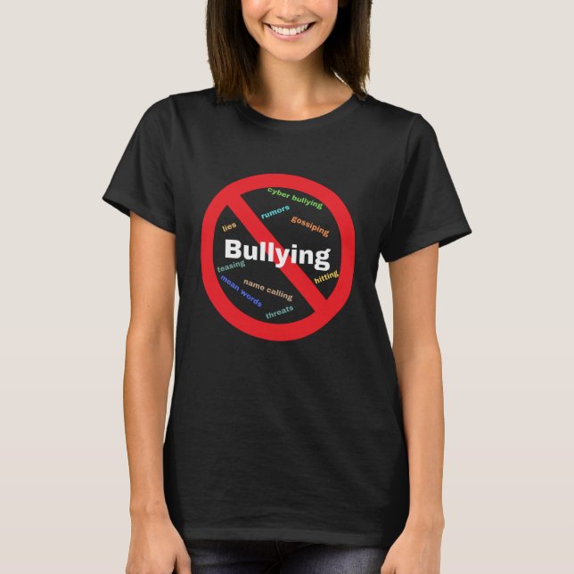 Stop the bullying t shirt (Framsida)