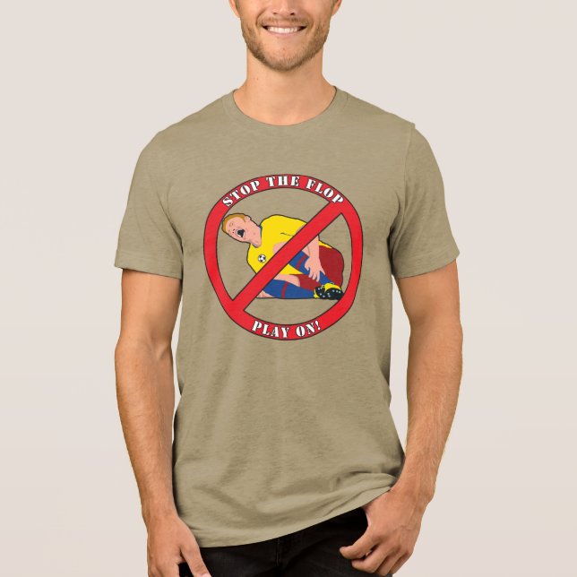 STOP THE FLOP T SHIRT (Framsida)