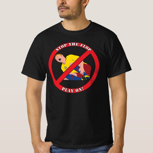 STOP THE FLOP T SHIRT (Framsida)