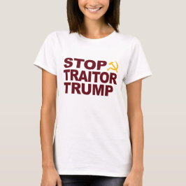 "Stop Traitor Trump" Könst-shirt T Shirt