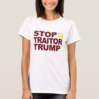 "Stop Traitor Trump" Könst-shirt T Shirt