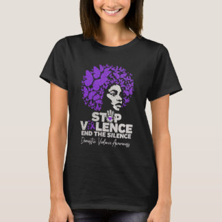 Stop Violence End The Silence Domestic AwarT-Shirt T Shirt