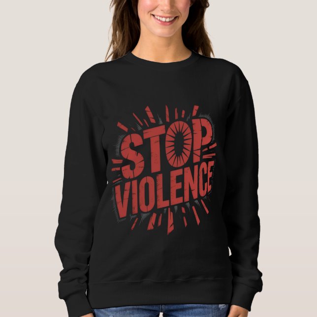 STOP VIOLENCE T-Shirt (Framsida)