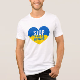 Stop War in Ukraine. I support Ukraine. T Shirt