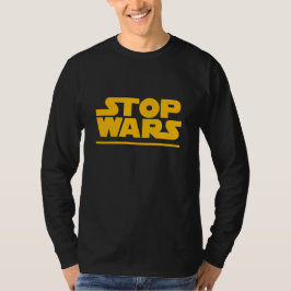 Stop Wars Parody Logo T Shirt