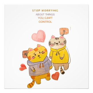 stop worrying about things you can't control fototryck