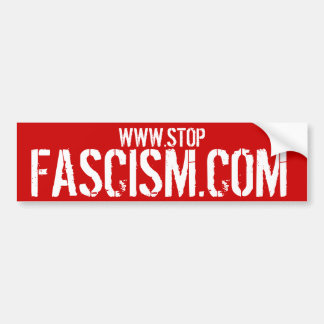 STOPFASCISM.COM - Stoppa Fascismbildekalet Bildekal