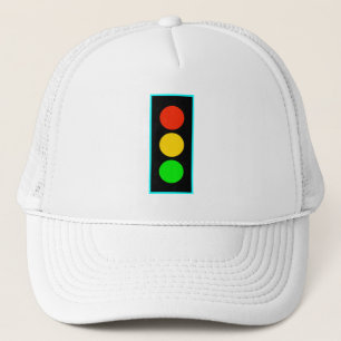 Stoplight med ljusblå Gräns Keps