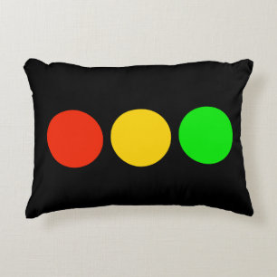 Stoplightfärger Prydnadskudde