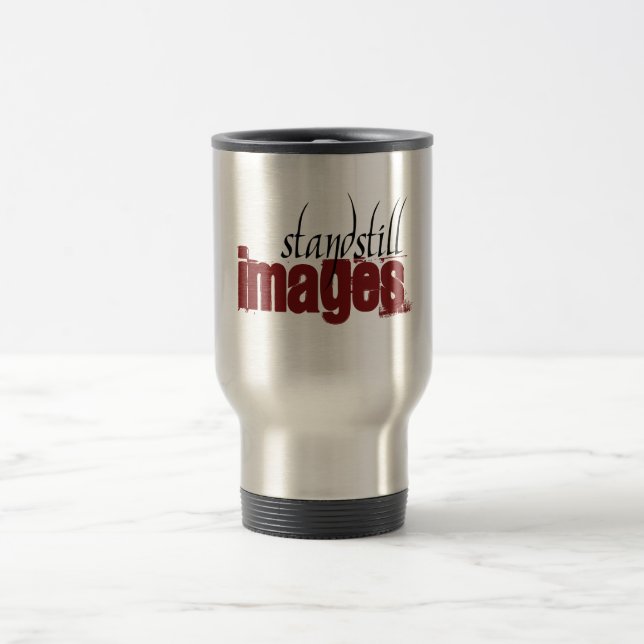 Stopp avbildar pendlaremug.en resemugg (Center)