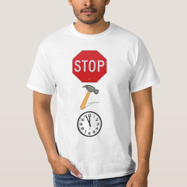 STOPP! BULTA TID TEE SHIRT (Framsida)