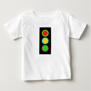 Stopp-Caution-Go-Modet Stoppljus Roligt för trafi T Shirt