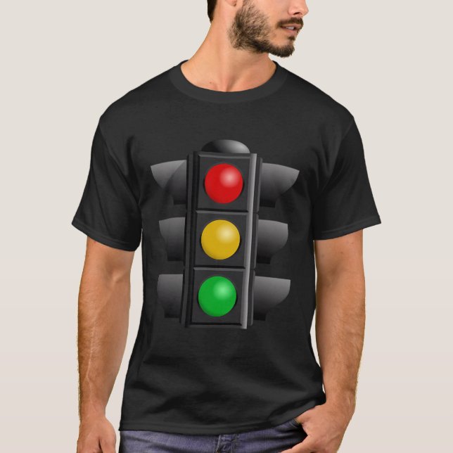 Stopp för trafiksignaler t shirt (Framsida)