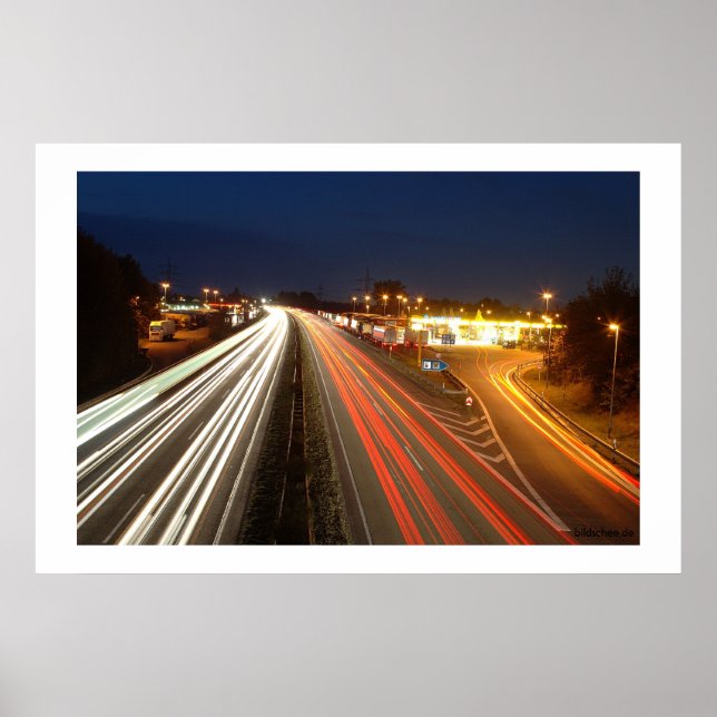 Stopp på tyskland väg poster (Framsidan)