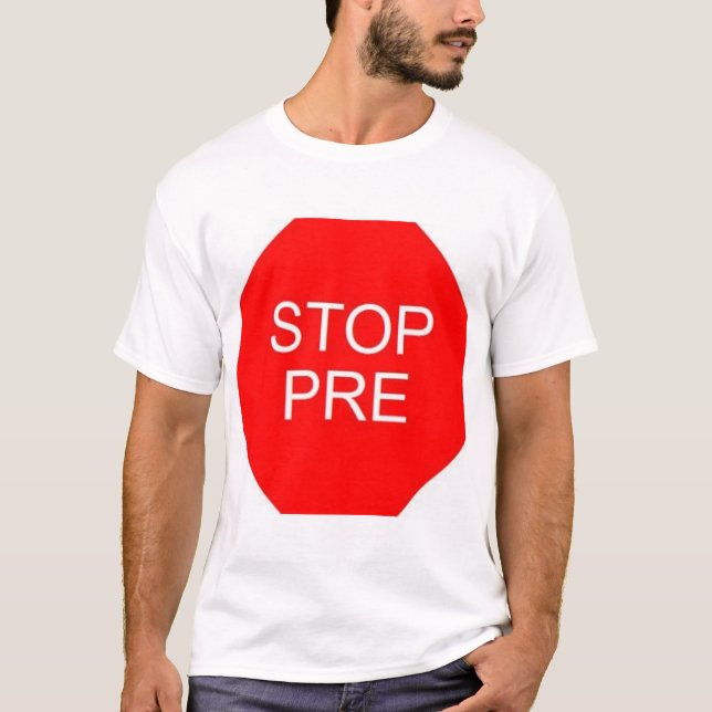 STOPP PRE TEE (Framsida)