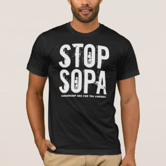 Stopp SOPA - Censur är för commiesna Tee