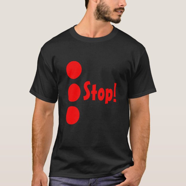 Stopp! Tee Shirt (Framsida)