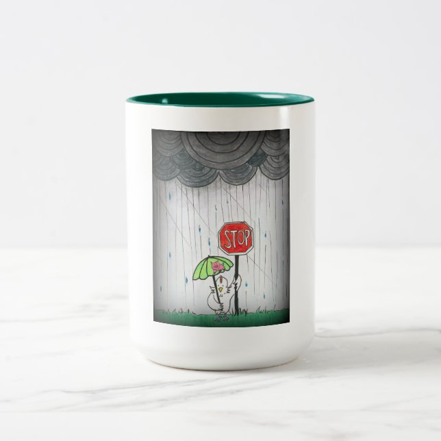 STOPP Två-Tonad MUGG (Center)