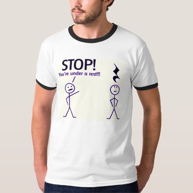 STOPP! utslagsplatsskjorta Tee (Framsida)