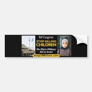 Stoppa $30 miljard till den Israel bildekalet Bildekal