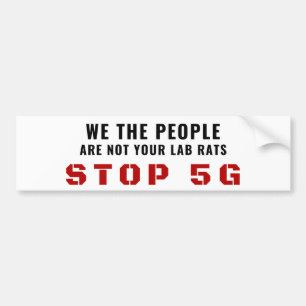 Stoppa 5G Bildekal