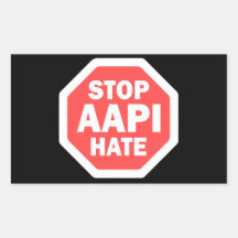 Stoppa AAPI-hat Rektangulär