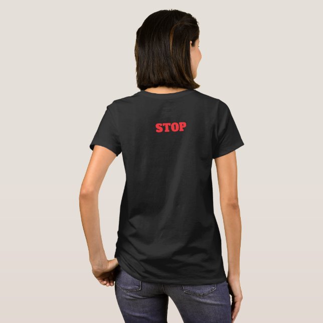 Stoppa AAPI-hat  T Shirt (Hel baksida)