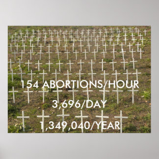 Stoppa abort poster