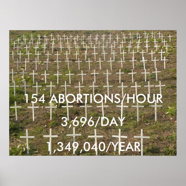Stoppa abort poster (Framsidan)
