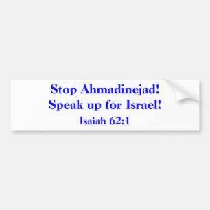 Stoppa Ahmadinejad! Bildekal