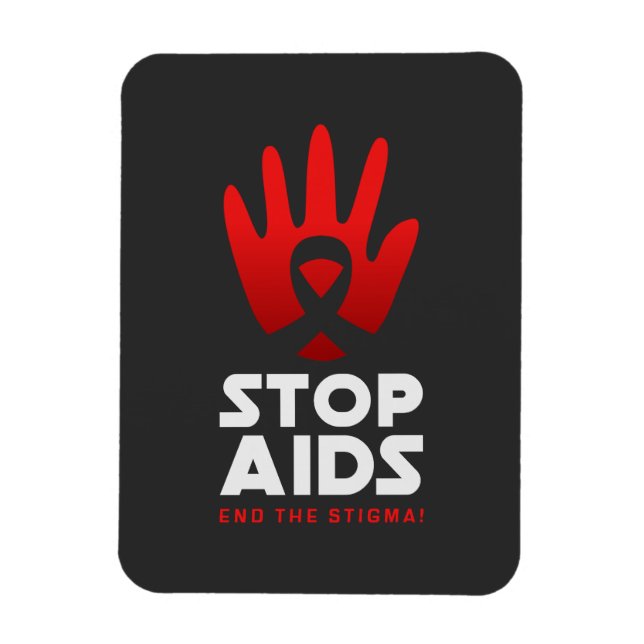 Stoppa Aids Magnet (Vertikal)
