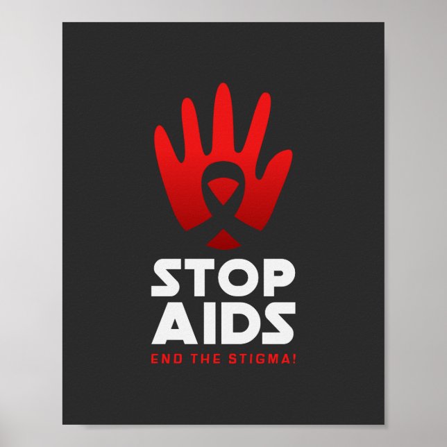 Stoppa Aids Poster (Framsidan)
