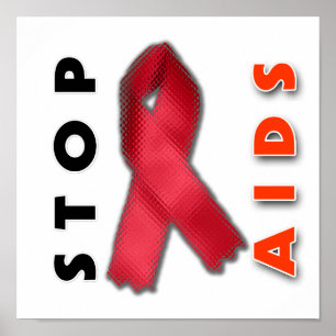 Stoppa AIDS (sidan) Poster