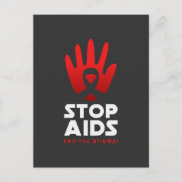 Stoppa Aids Vykort