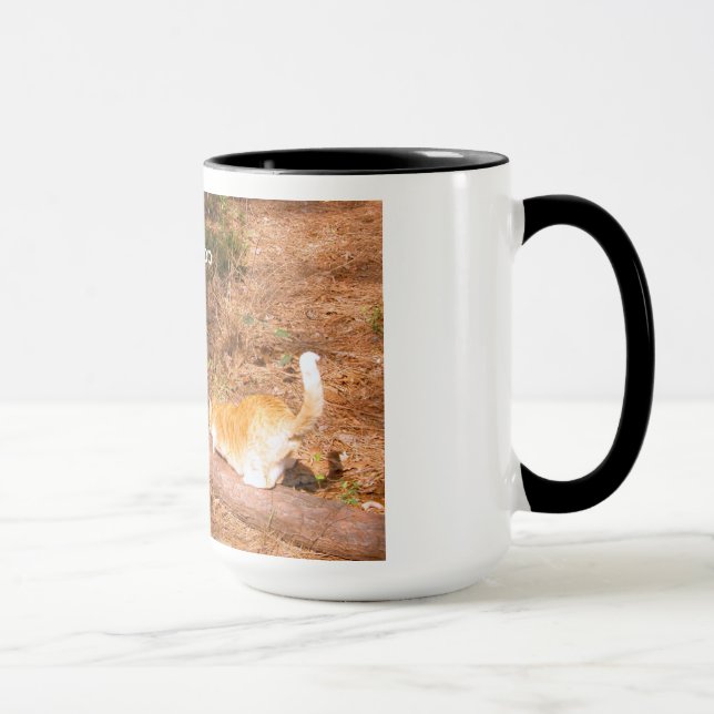 stoppa aldrig mugg (Höger)