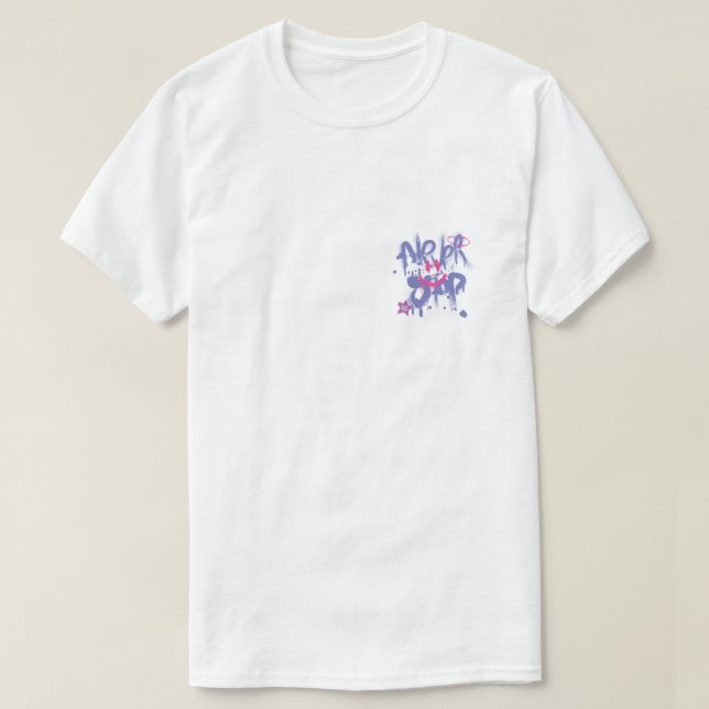 Stoppa aldrig T-Shirt (Design framsida)