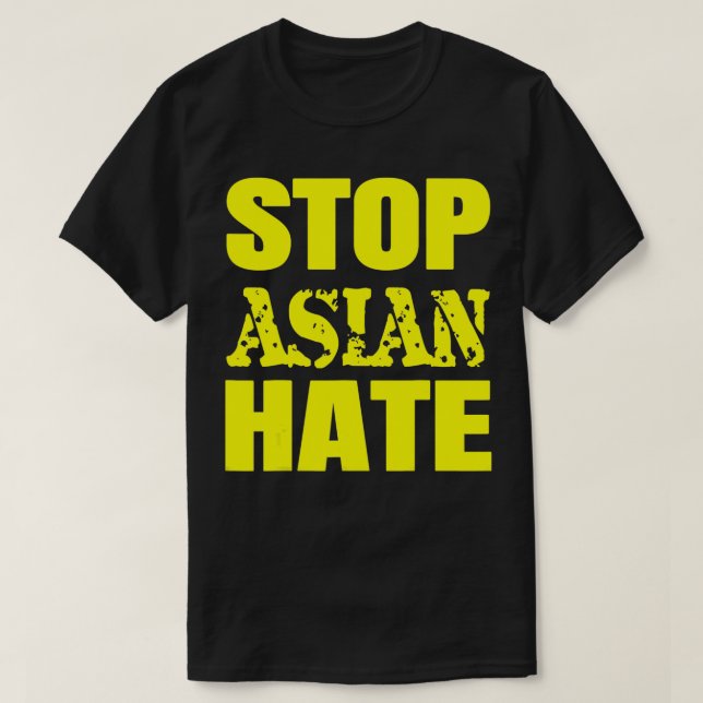 Stoppa asiatisk hate2 t shirt (Design framsida)