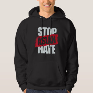Stoppa asiatisk Hate Aapi-stöd mot asiatisk rasism Hoodie