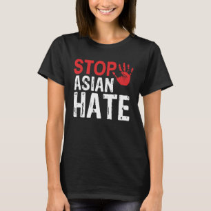 Stoppa asiatisk Hate Crimes AAPI Life Matters Anti T Shirt