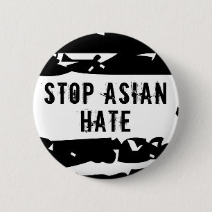 Stoppa asiatisk Hate-knapp Knapp
