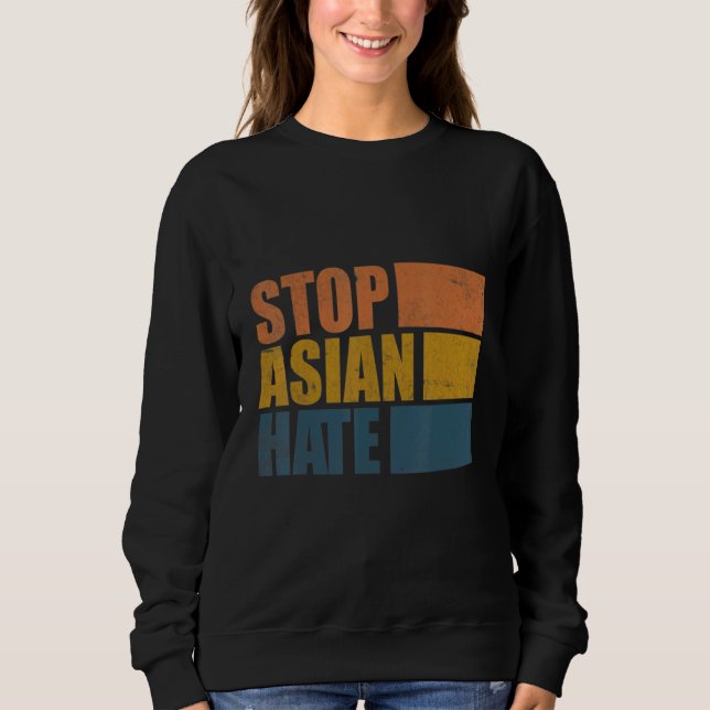 Stoppa asiatisk hate t shirt (Framsida)