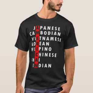 Stoppa asiatiska hatasiatiska amerikaner t shirt