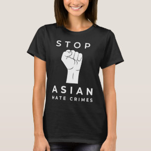 Stoppa asiatiska hatbrott mot asiatiska amerikansk t shirt