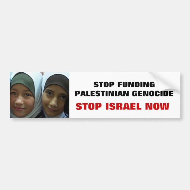 STOPPA ATT BETALA PALESTINSKT FOLKMORD BILDEKAL (Framsidan)