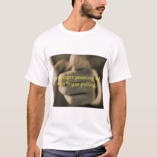 stoppa att peka för finger t shirt