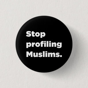 Stoppa att profilera Muslims knäppas Knapp