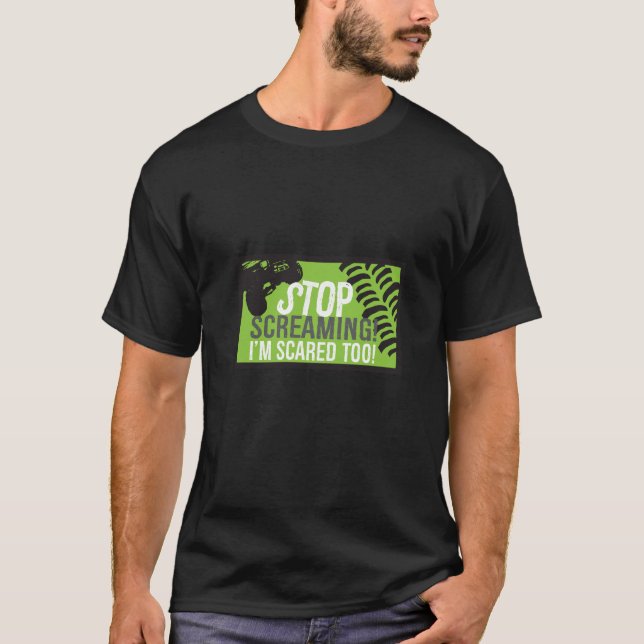 Stoppa att skrika I förmiddagen skrämmde för T Shirt (Framsida)